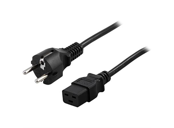 Apparatsladd C19-Schuko rak 2,0m 